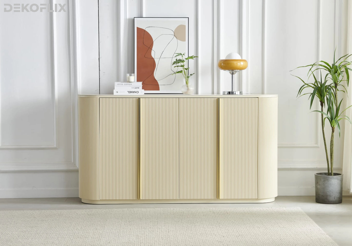 Table à manger travertin ovale design – TERRA