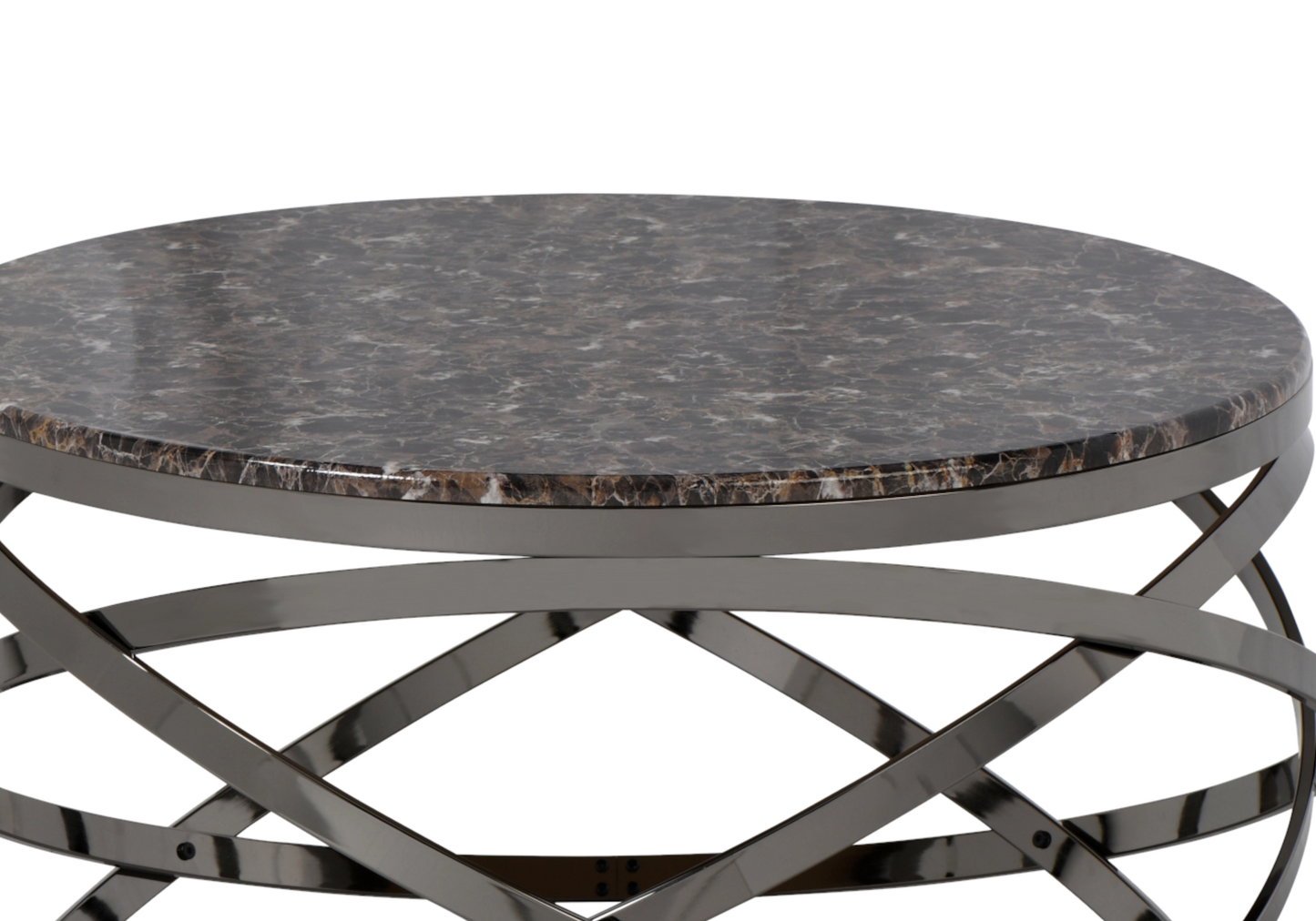 Table Basse Design Marbre Noir - PERA